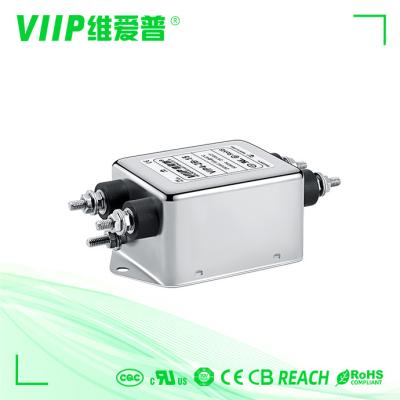 Chine Monophasé EMI Filter, 0.7kg poids, 50/60Hz plage de fréquence, tension de tenue 1500VAC/1min à vendre