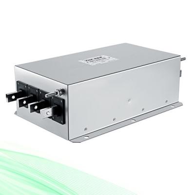中国 Ultra Low Leakage 3 Phase EMI Noise Filter 440Vac For Packaging Machinery 販売のため