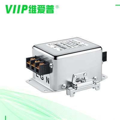 China VIP4-1A-01 AC EMI Filter with Low Pass Transfer Function and 150K-30MHZ Frequency Range for sale
