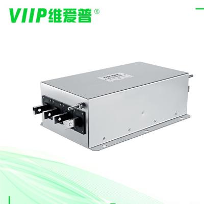中国 3 Phase 4 Wire AC EMI Filter for 20-100dB Stopband Attenuation VIIP Electric Filter 販売のため