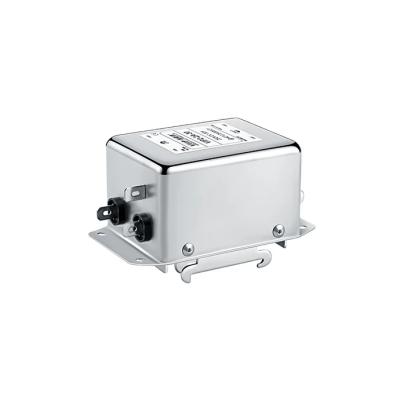 China 250VAC Rated Voltage EMC EMI Filter with PBT GF Material and 2KV Withstand zu verkaufen