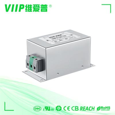 China VIIP AC Single Phase RFI Line Filter For Radio 1450VDC 50/60HZ for sale