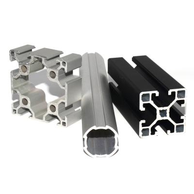 China 2020 3030 4040 5050 8080 anodize T slot extruded aluminum frame/Aluminum extrusion t slot for sale