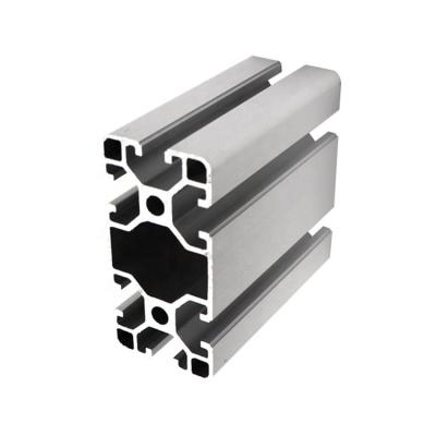 China CNC 6063 T5 4080 industrial aluminum for work table frame material slot t track extruded for sale