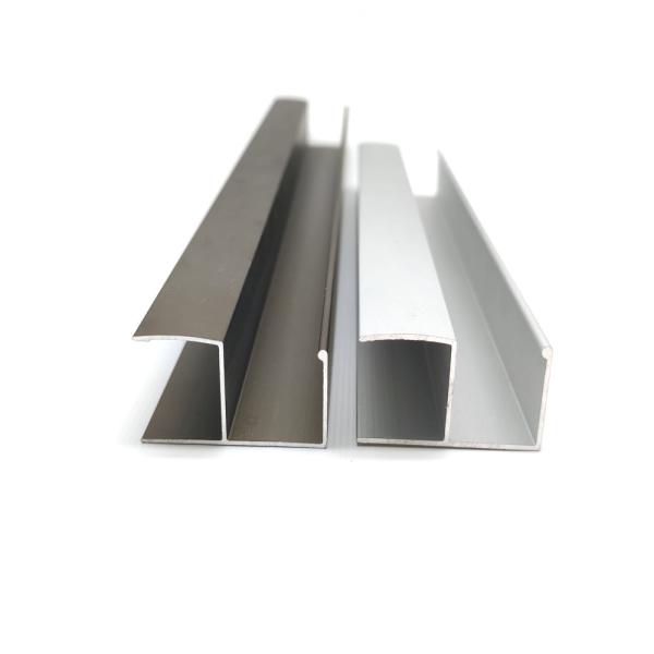 Quality China 0.7mm thickness Aluminium handle Profiles for kitchen cabinet for sale