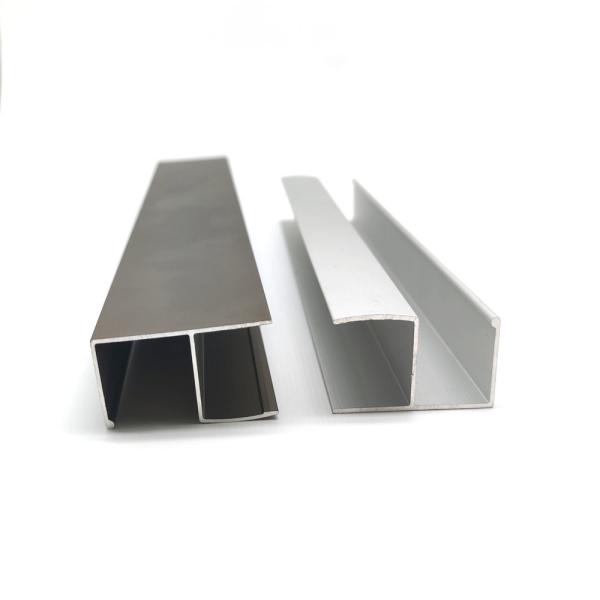 Quality 0.7mm thickness aluminium profiles for kichen cabinet furniture aluminium handle for sale