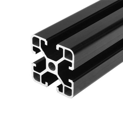 China Supply black 1010 2020 2040 2060 2080 v slot aluminum extrusion profile for sale