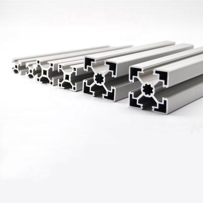 China Anodized extrusion 2020 4040 6060 aluminum extrusion profile 2080 aluminium t slot for sale