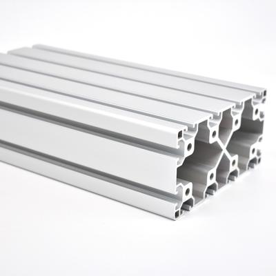 China Industrial European standard 4080 aluminum T Slot  6063 t5 Extrusion alloy profile for CNC 3D printer framing for sale