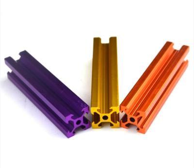 China Colorful 3d printer parts extrusion aluminium linear rail 2020 3030 4040 T-slot aluminium profile for sale