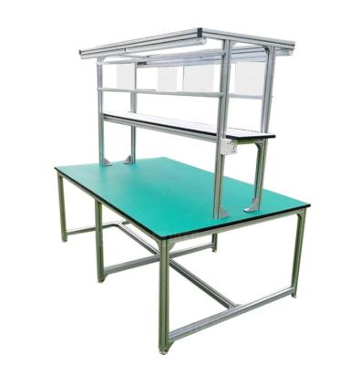 China China custom professional ODM aluminum assembly line table and workbench for sale