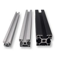 Quality Black Aluminum extrusion profiles 20x20 aluminum Aluminum T Slot 2020 V Slot for sale
