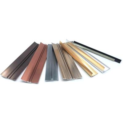China flexible floor tile edge strip tile aluminum edging profiles for floor for sale