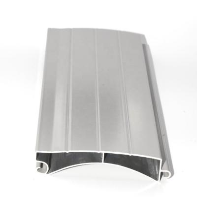 China 6000 Series T5/T6 Aluminum Extruded Profile Powder Coating Slat for Roller Shutter Door for sale