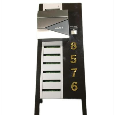 China Outdoor Apartment Style Solar Standing Message Box for Newspaper and Magazine Delivery for sale