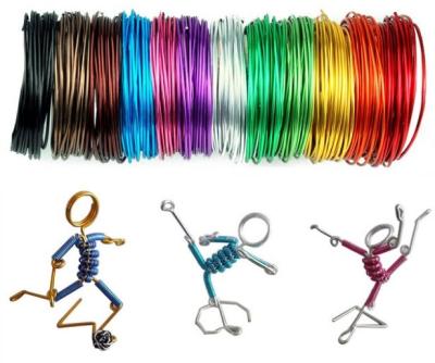 China colorful metal wire aluminum wire for diy craft product diy present for sale