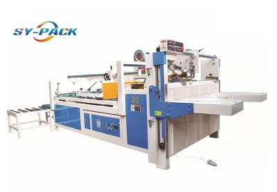 China Electric Carton Folder Gluer Machine 60m/Min Semi Automatic Gluing Machine for sale