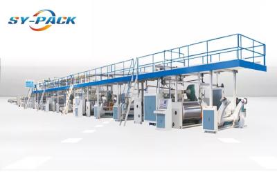 China 3 5 7 Ply Corrugated Cardboard Production Line Custom Size for sale