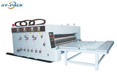 China 45mm Notching Carton Printing Slotting Machine 4.0kw Cardboard Box Making Machine for sale