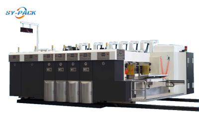 China OEM rotatorio del fabricante de la caja de cartón de la máquina que ranura del cartón de la alimentación de 1400x2400m m en venta