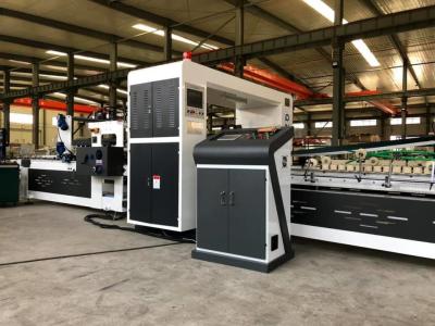 China máquina automática de costura de Gluer de la carpeta del cartón de la máquina del cartón acanalado de 330-750m m en venta