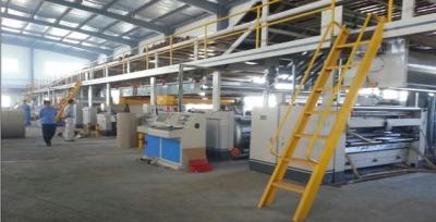 China 1800mm Width Conveyor Bridge Corrugated Cardboard Production Line for sale