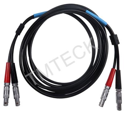 China RG174 Dual Lemo 00 To Lemo 00 KrautKramer UT Cable for sale