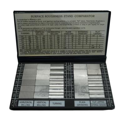 China Digital Surface Roughness Tester / Surface Finish Comparator 30 Pcs Per Set for sale