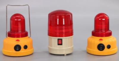 China Tipo vermelho lâmpada de advertência 120 x 163mm da bateria da luz de advertência de zona de perigo da zona da área à venda