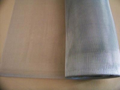 China Patios Protection Aluminum Insect Screen Roll Silver Coating for sale