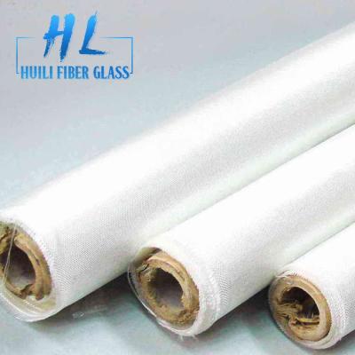 China 100g 200g 0.18mm White Plain Weave Fiberglass Fabric Cloth for sale