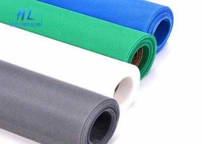 China 16*16 Mesh Polyester Insect Screen Roll White Gray Blue Green Color Optional for sale