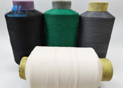 China 0.28mm Diameter PVC Coated Fiberglass Mesh Yarn , PVC Coated Mesh Fabric Yarn for sale