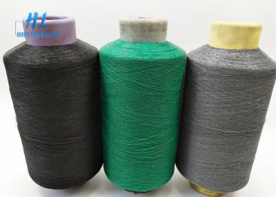 Chine Fil enduit de fibre de verre de PVC de gris noir pour la moustiquaire de tissage de fibre de verre à vendre