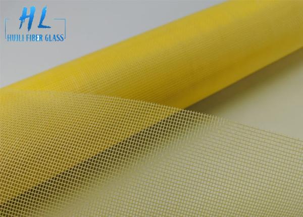 Quality Yellow Color 18*16 120g Fiberglass Insect Screen For Door & Window for sale