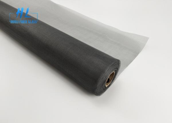 Quality Heat Resistance Fiberglass Window Screen Mesh Anti Fly With Grey Color for sale