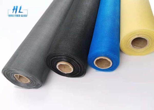 Quality PVC Coated Fiberglass Insect Screen Mesh Anti Mosquito 6ft * 30m for sale