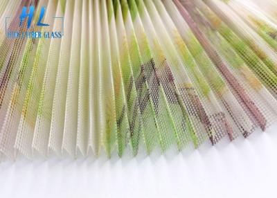 China 18*15 85g Plisse Fiberglass Fly Screen Pleated Screen Window Using for sale