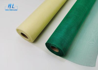 China 18*16 1.8m*30m Fiberglass Screen Roll , Door Mosquito Screen Green Insect Proof for sale