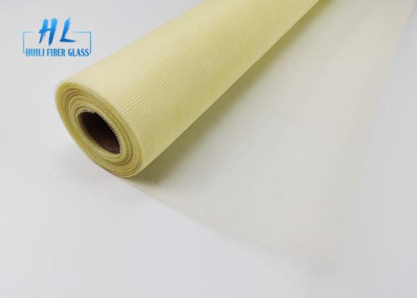 Quality 17*14 Fiberglass Mosquito Mesh 3ft * 100ft Roll Ivory Fireproof for sale