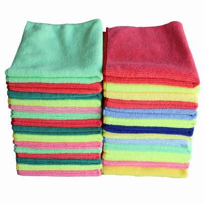 China Custom Cars 400gsm Microfiber Cleaning Cloth 40x40cm Quick Dry for sale