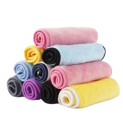 China Knitted Super Soft Microfiber Makeup Remover Cloth Popular 18x40 Cm for sale