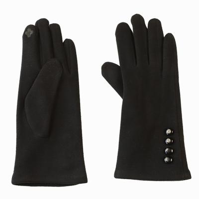 Китай Черные мотоциклетные 22x16 см зимние теплые перчатки мужские и женские шерстяные на открытом воздухе продается