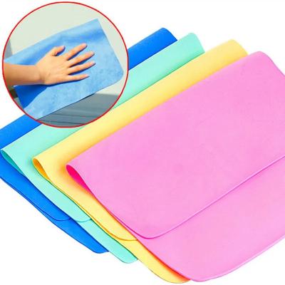 China Reusable Microfiber Polishing Cloth In Various Colors Pva Microfiber Glass Cloth à venda
