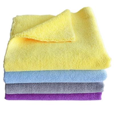 China 500gsm Yellow Car Detailing Cloths Towel For Windshield Cleaning for sale