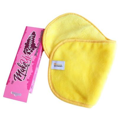 Chine Le tissu de nettoyage quotidien de solvant de serviette de gomme de maquillage de Microfiber pour des femmes font face au soin à vendre