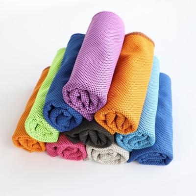 China Oem SGS Fast Drying Sweat Cooling Gym Towel Ultra Compact Wet Cooling Towel for sale