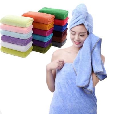 China 400gsm Lime Green Turquoise Microfiber Extra Large Jumbo Bath Towels For Spa for sale