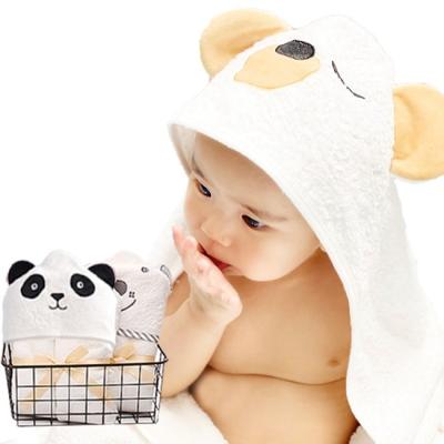 Cina Piccolo asciugamano incappucciato di bambù del bambino dell'animale neonato assorbente eccellente dell'asciugamano in vendita