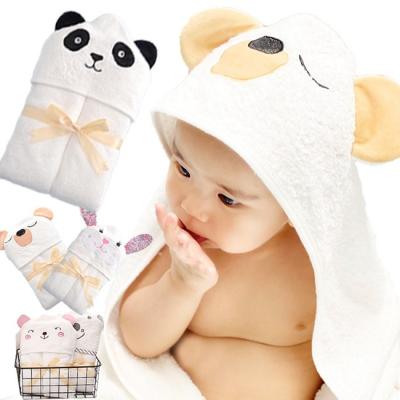 China Fast Drying Infant Bath Towels Animal Pattern Yoda Hooded Bath Towel for sale